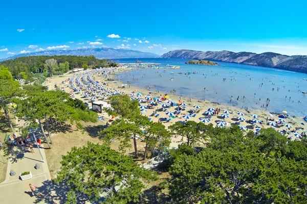 Paradiesstrand- Rab, Kroatien