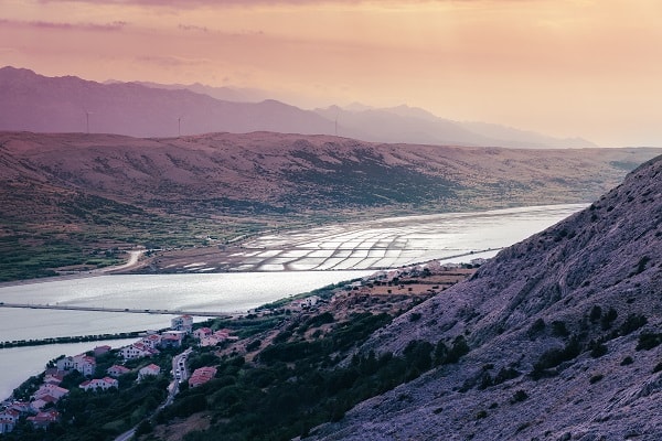 Salinen Pag, Kroatien