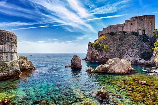 Dubrovnik Stadtmauern, Kroatien