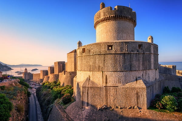Dubrovnik Stadtmauern, Kroatien